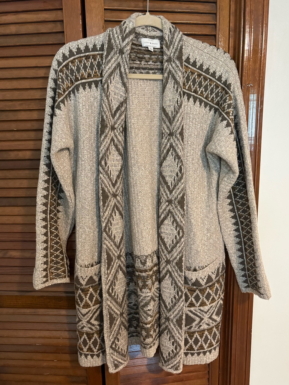 Southwestern long cardigan